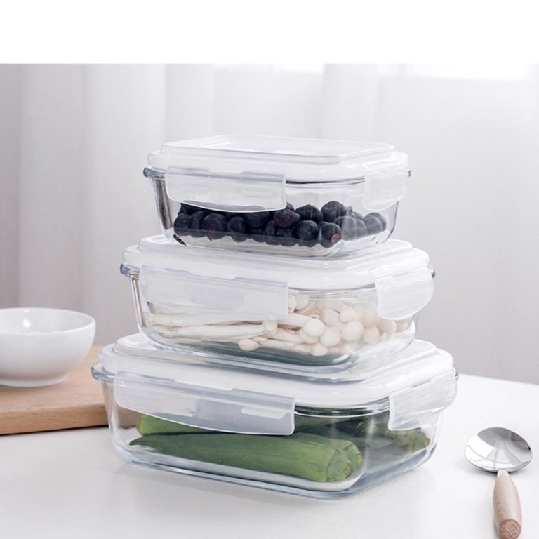 Customised Glass Lunch Box Simplicity Gifts