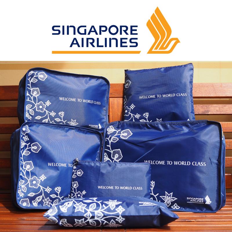 Customised Nava 6 in 1 Travel Luggage Organizer With Logo Print Singapore