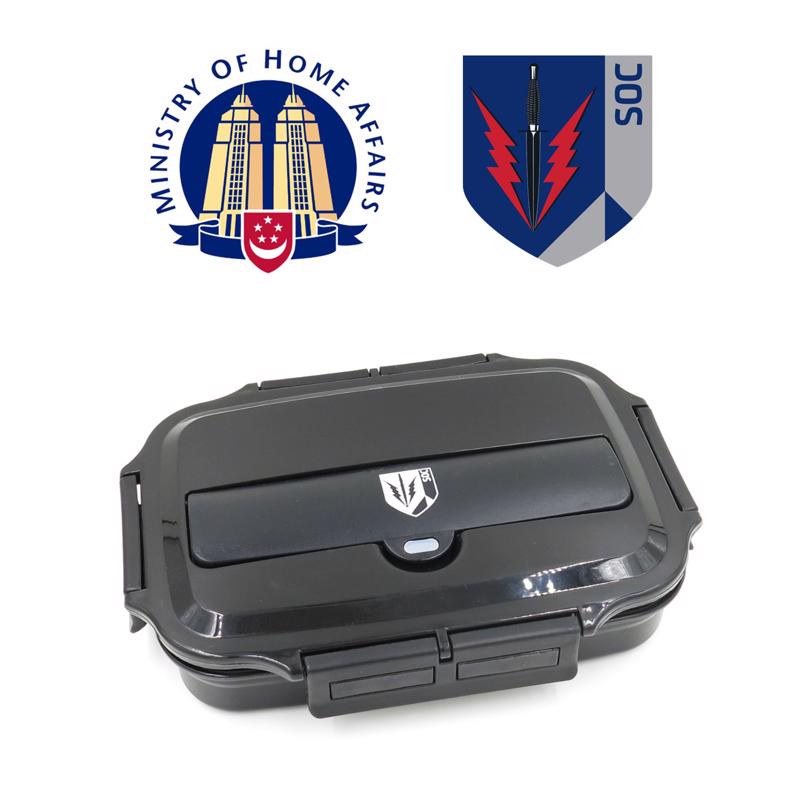 304 stainless steel lunchbox with logo printing for MHA SOC