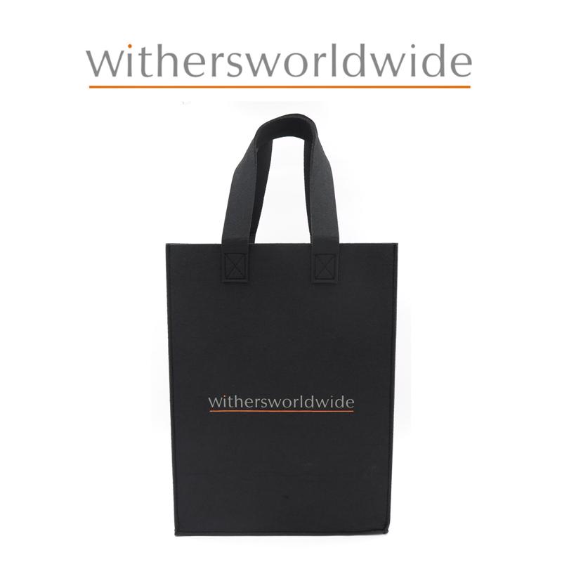 A3 felt tote bag with two colour logo printing for withersworldwide